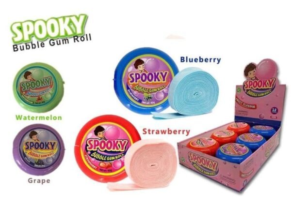 Spooky Bubble Gum Roll *12