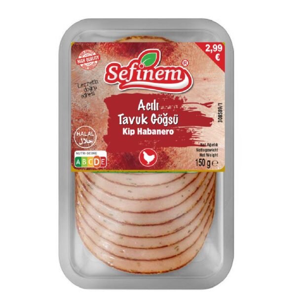 Sefinem Acili Tavuk Gogsu 150g *10