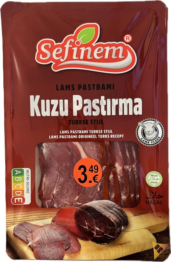 Sefinem Kuzu Pastirma 80g *12 3.99 etiket