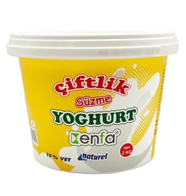 Enfa Ciftlik Suzme Yogurt 2 kg 10% vet