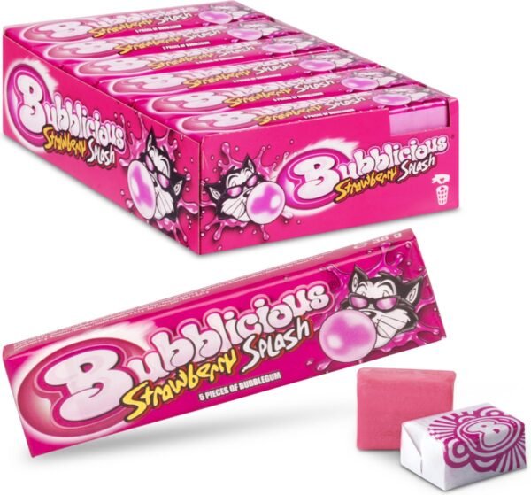 Bublicous Strawberry Bubble Gum