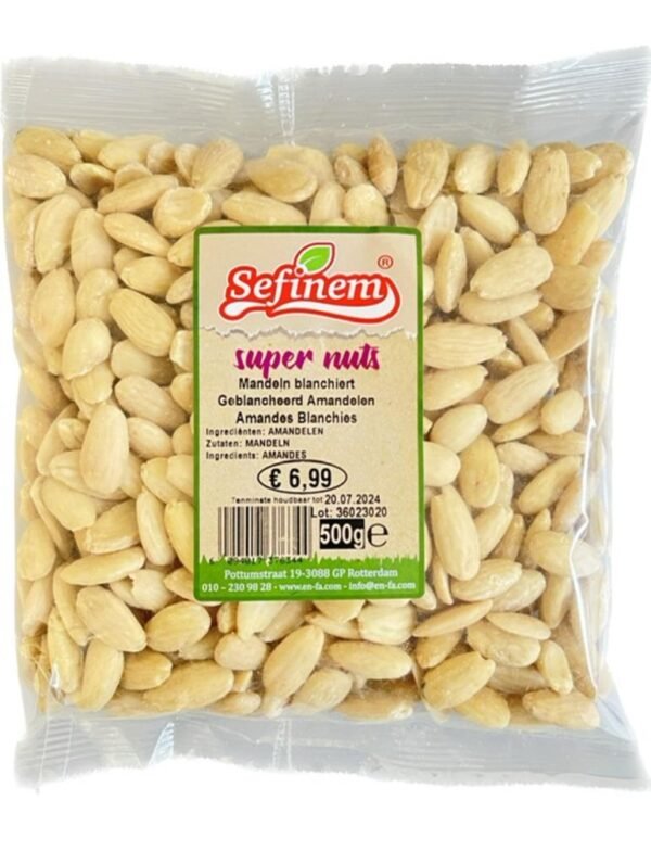 Sefinem Witte Amandelen 500g *12