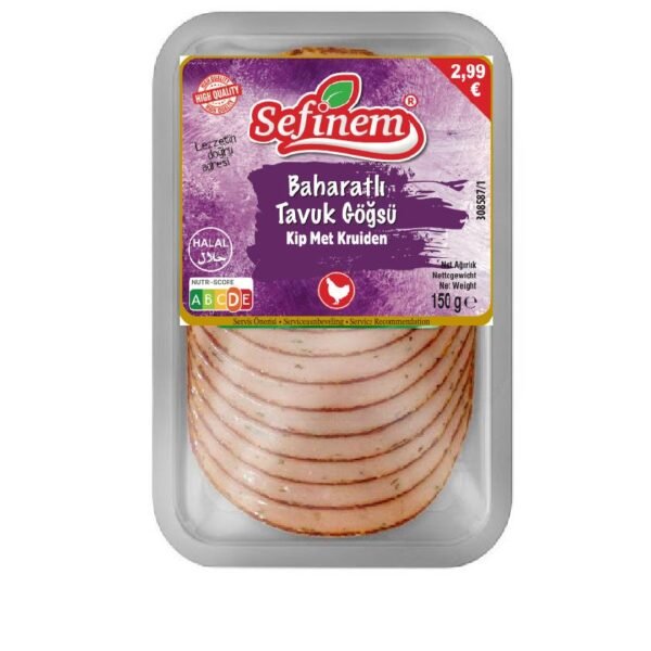 Sefinem Baharatli Tavuk Gogsu 150g *10